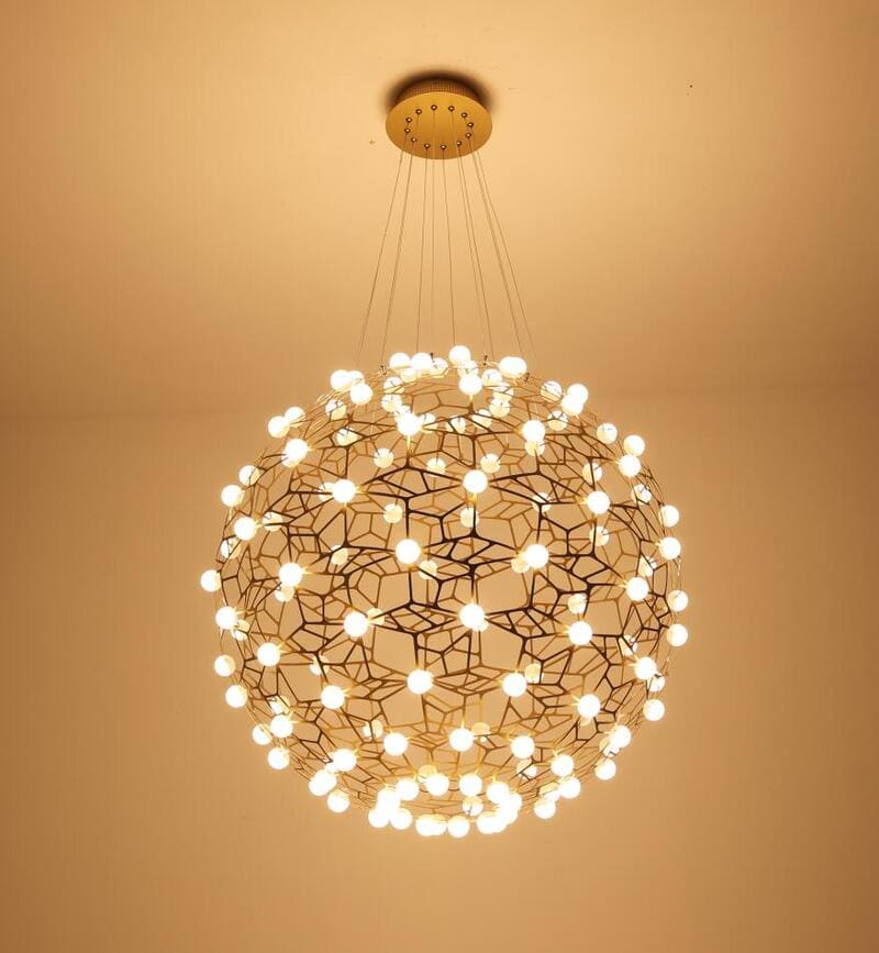 đèn trang trí trần thạch cao phòng khách