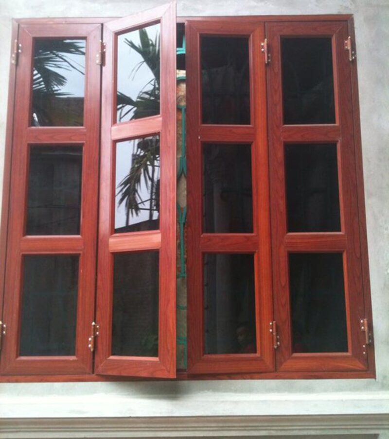 cửa sổ gỗ 4 cánh đẹp