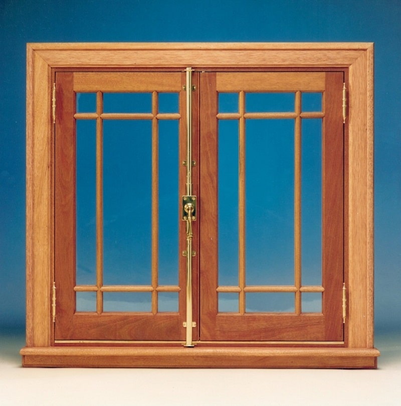 mẫu cửa sổ gỗ 2 cánh đơn giản